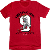 Matt McLain Yippee-Ki-Yay MLBPA Tee Red In the Clutch